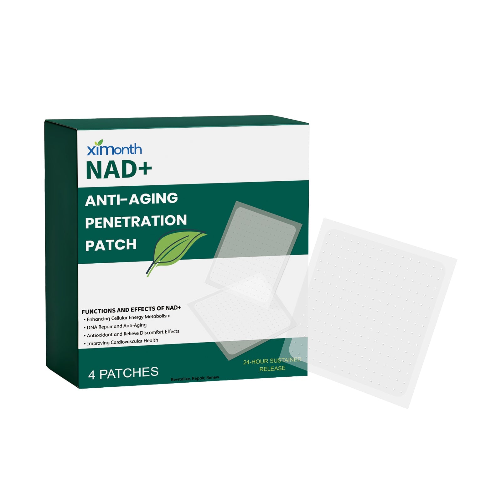 Body Care Patches, Anti-Aging, Skin Nourishing, Portable, Easy to Use ,4 patches
