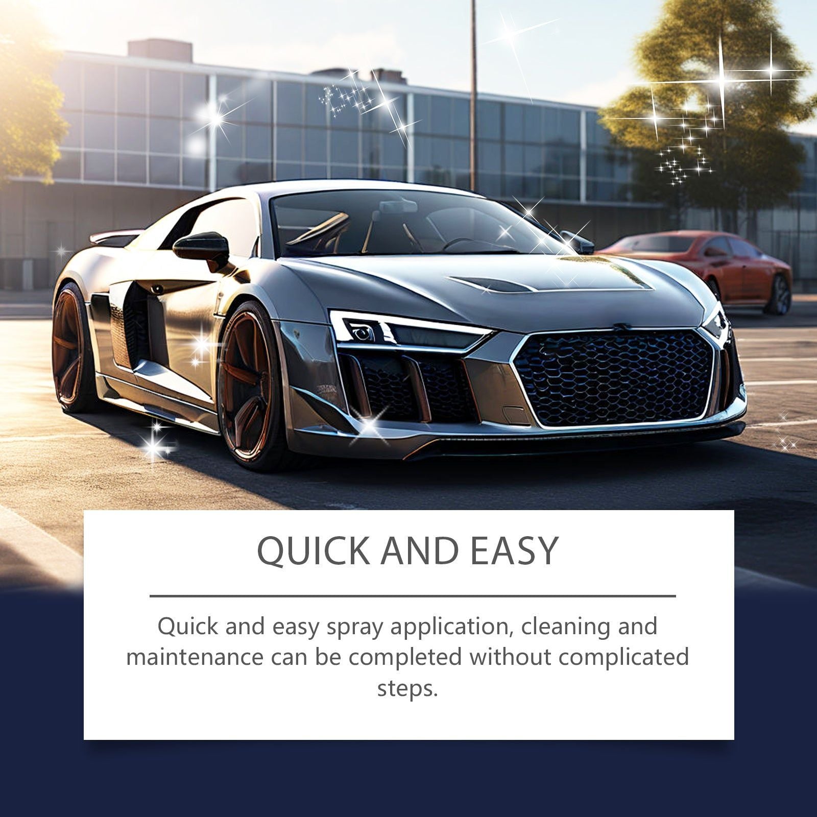 Car Cleaning Ceramic Coating Spray, Water Stain & Dirt Remover, Easy Shine, Car Care ,100ml