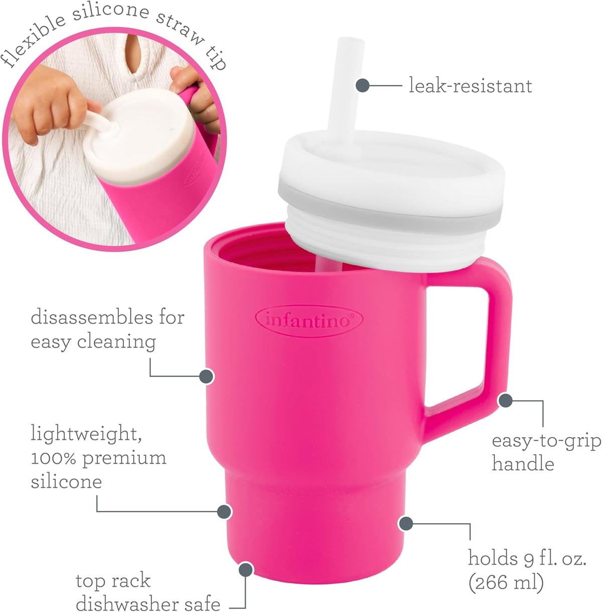 Infantino My 1st Tumbler - Bubble Gum