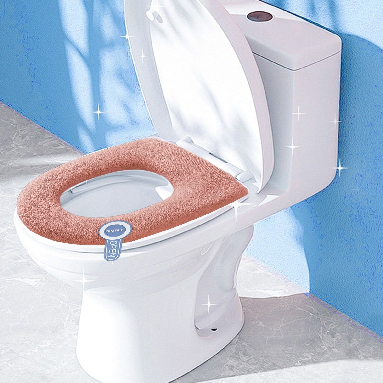 Bathroom Toilet Seat Covers Knitted Style Winter Toilet Seat Cushion Cover