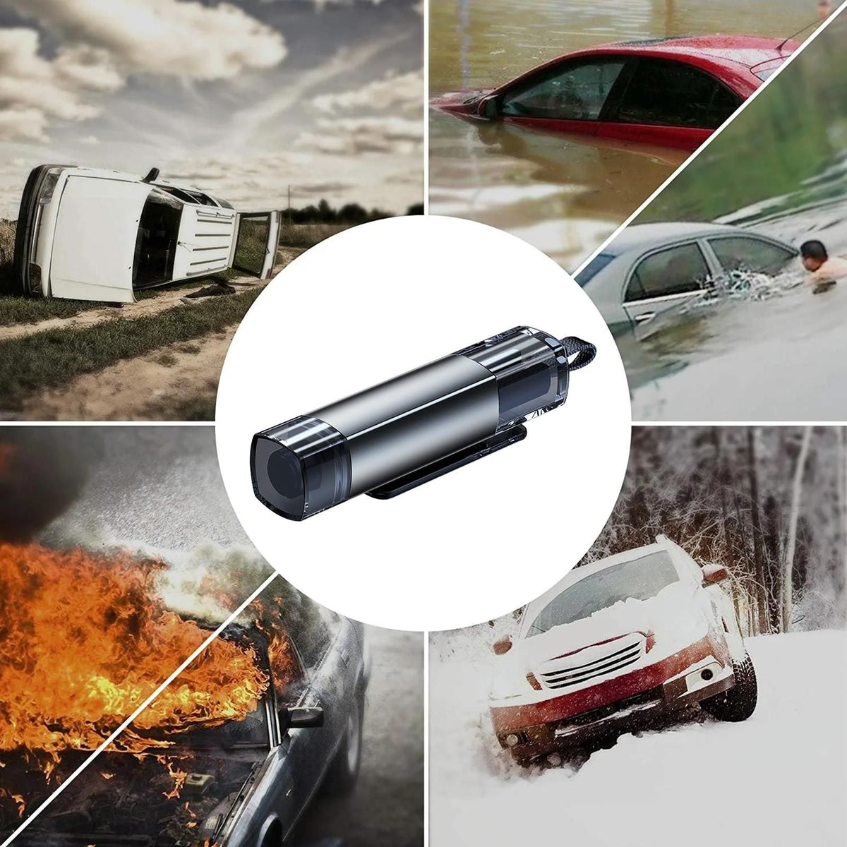 Car Safety Hammer Mini Lifesaving Hammer Multi Purpose Escape Window Breaker