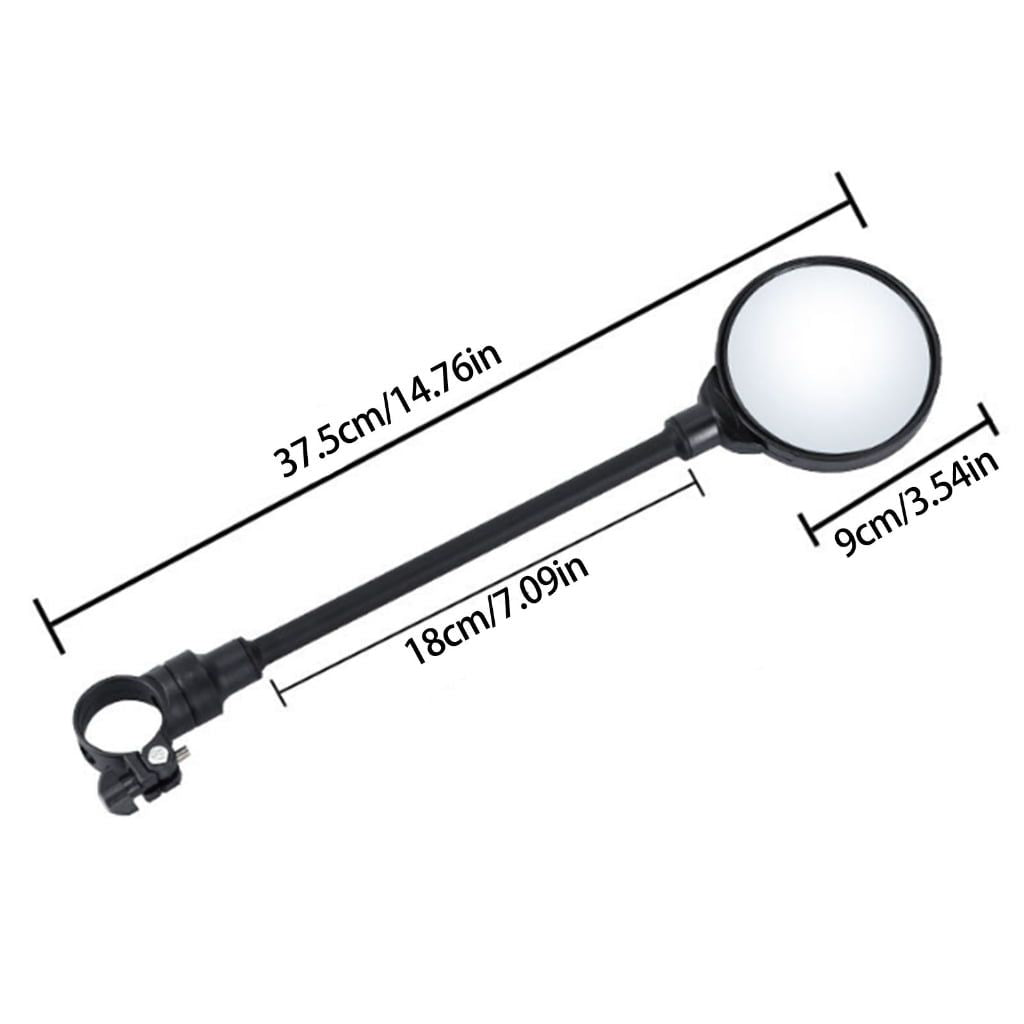 2pcs Adjustable Hose Mirror Reflector For Mountain Bike Electric Bicycle Accessories