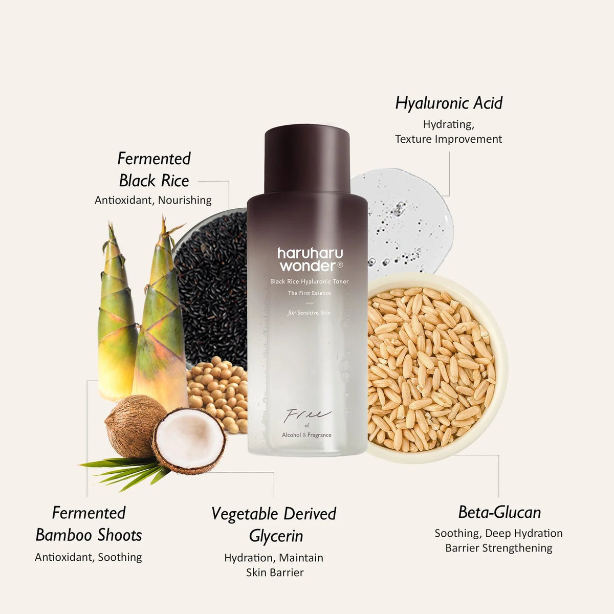 Black Rice Hyaluronic Toner 150ml