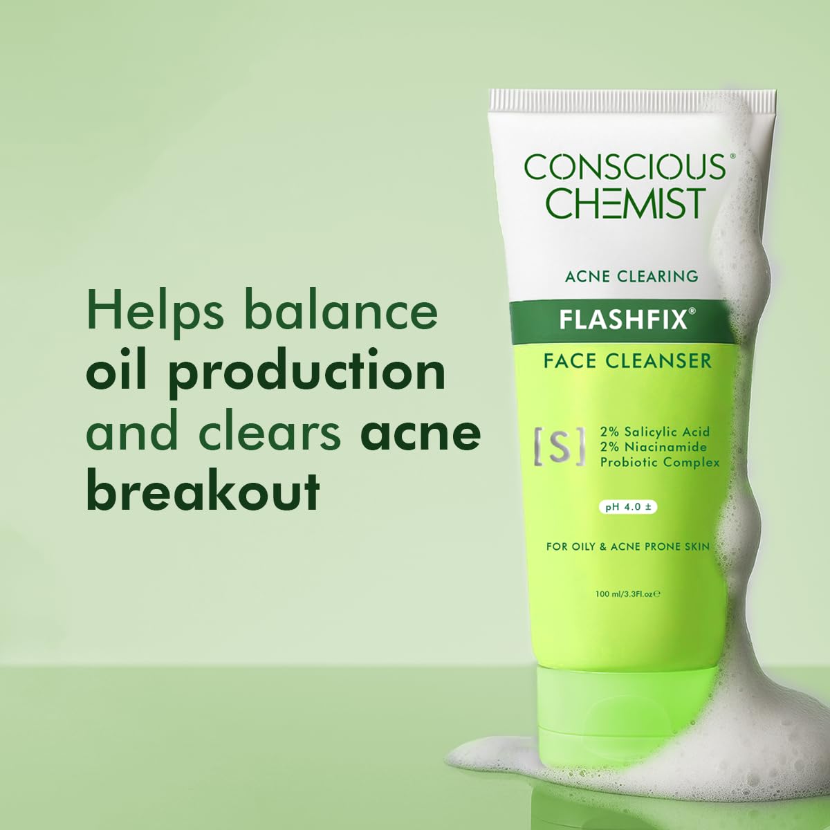 Conscious Chemist 2% Salicylic Acid Face Wash | 100ml