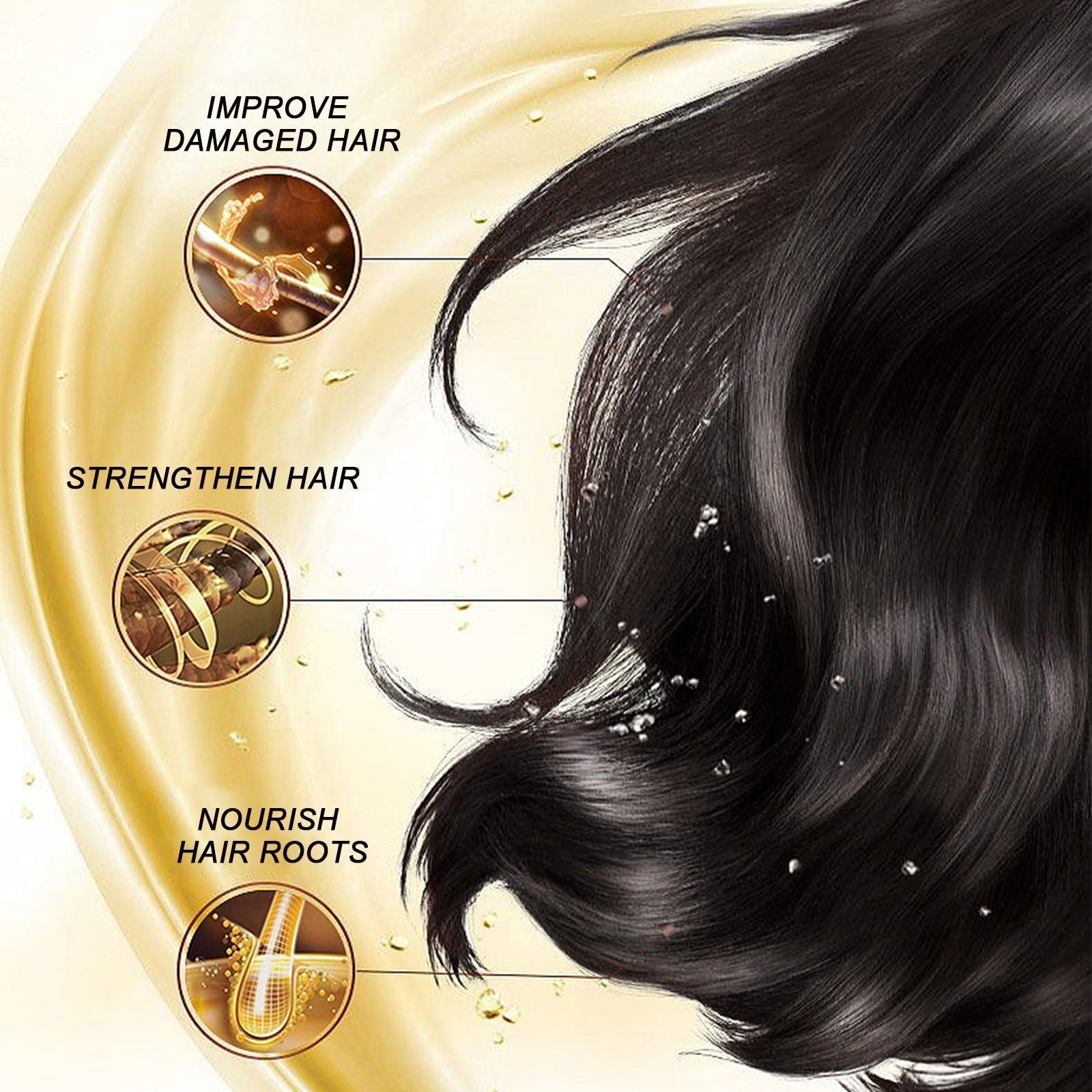 Castor Oil for Nourishing and Dense Hair, Promotes Growth, Softens, Strengthens ,120ml