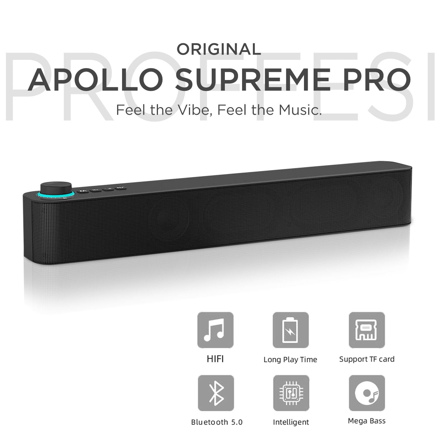 Bluetooth Speaker Wireless Audio Desktop Sound Bar For TV Pc Home Theater