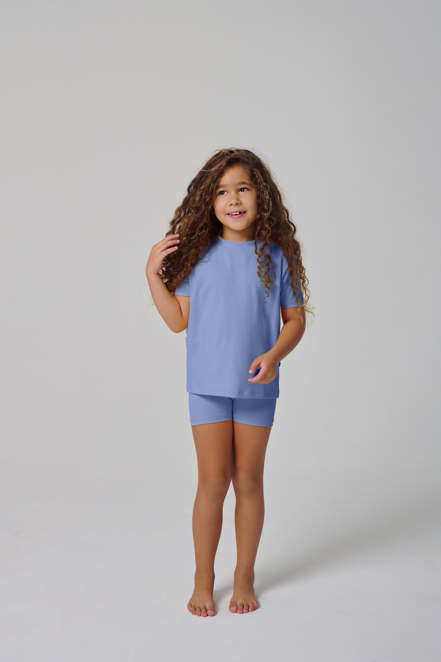 تي شيرت MULU Classic للأطفال (للجنسين) - أزرق فاتح