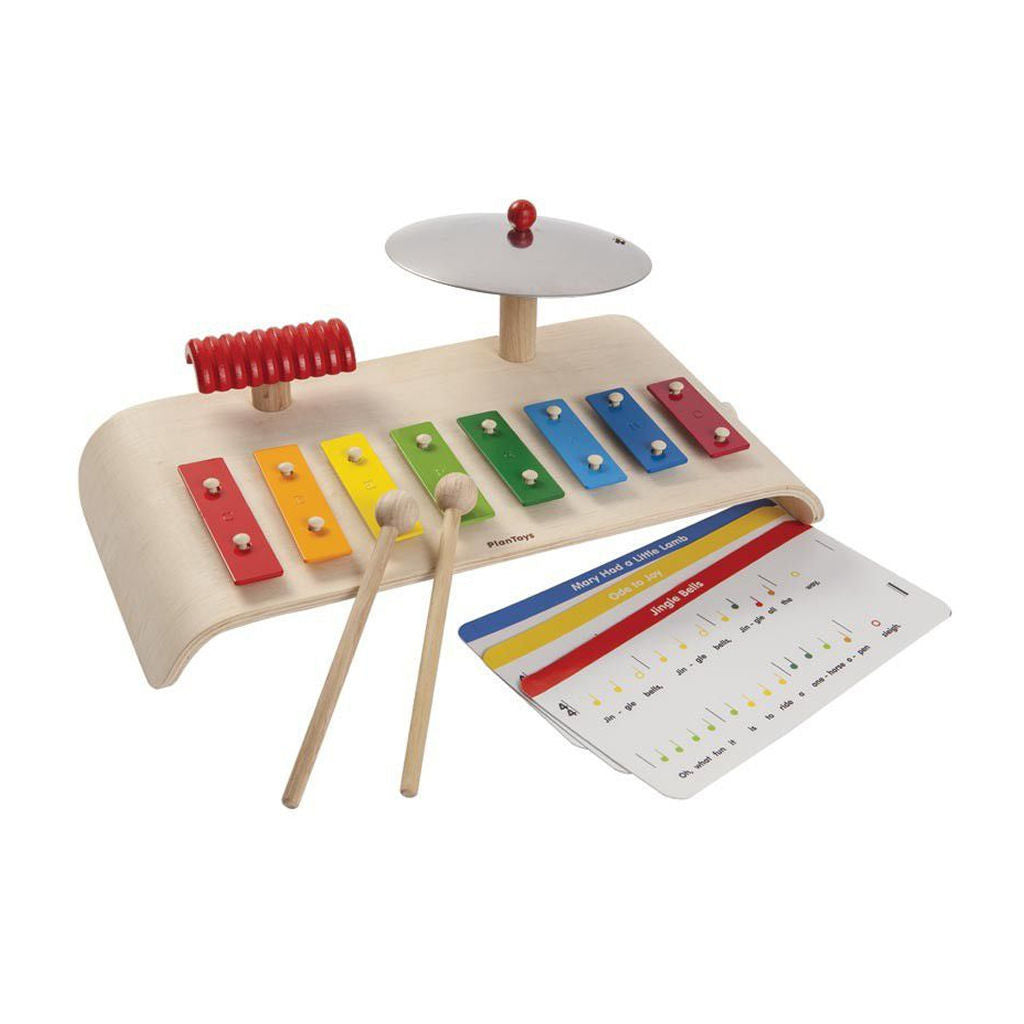 PlanToys Musical Set — Wooden Instrument Set