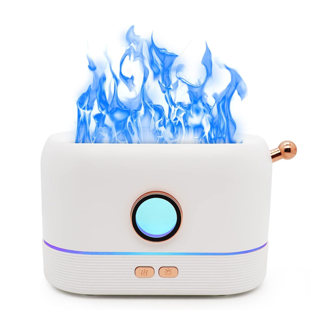 Aroma Diffuser For Essential Oils Color Changing Flame Air Humidifier For Home Office