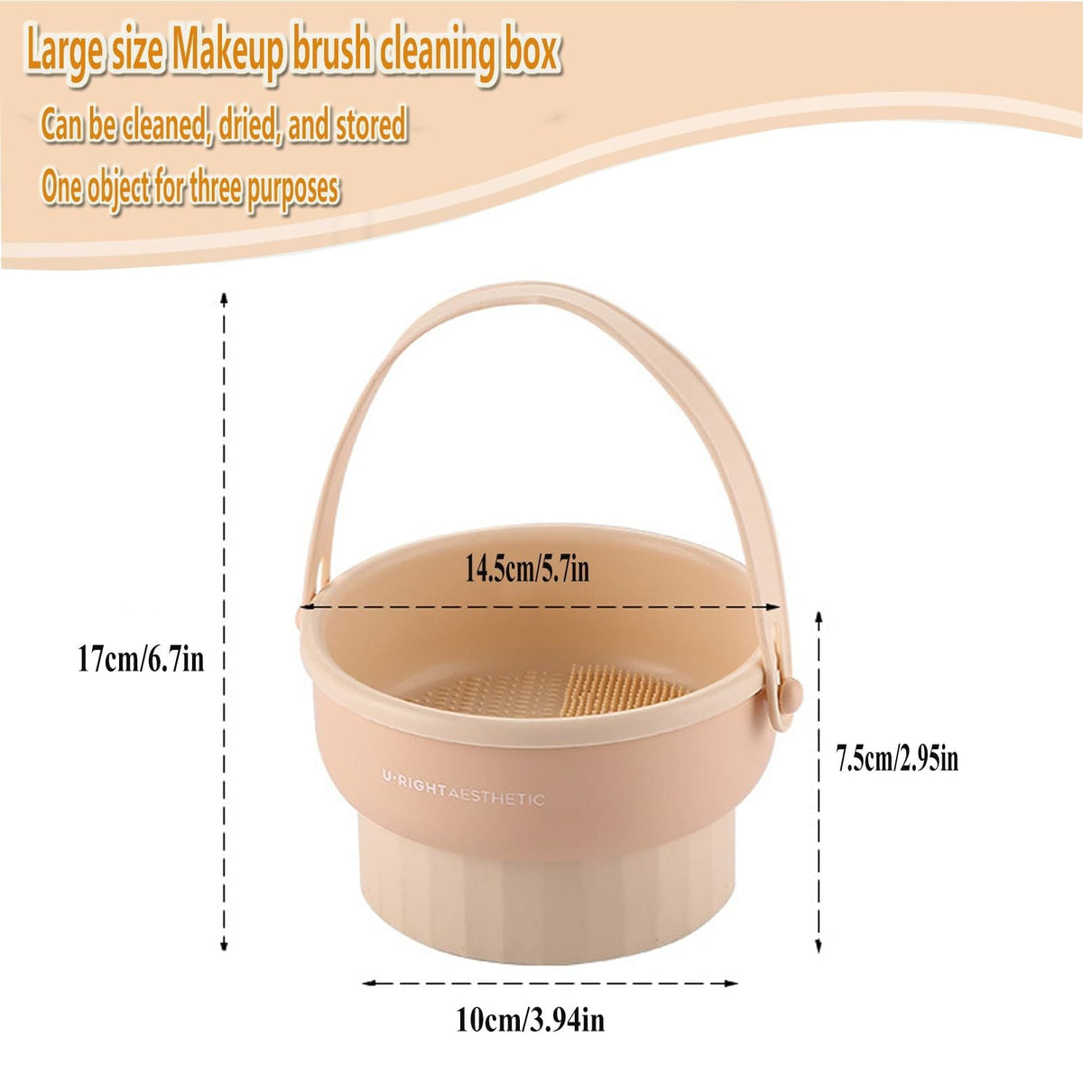 Makeup Brush Cleaning Mat Hanging Drying Rack Makeup Brush Cleaning Pad