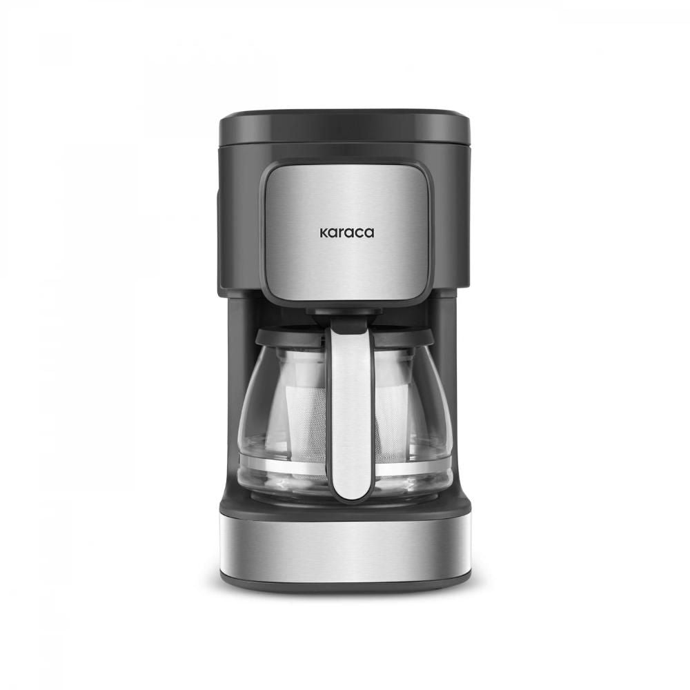 Karaca Just Coffee Aroma 2 in 1 Filter Coffee and Tea Brewing Machine Inox