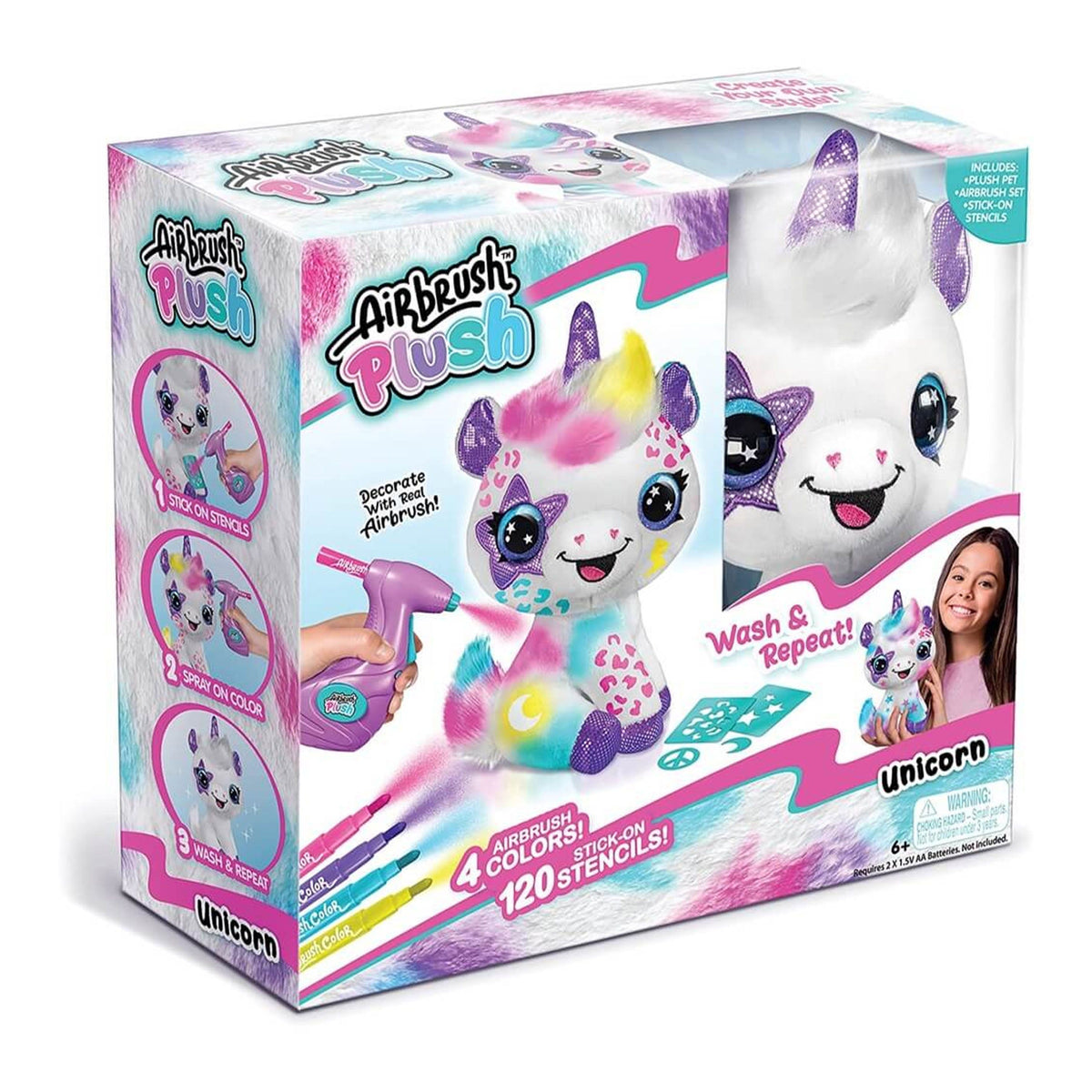 Airbrush Plush - Unicorn