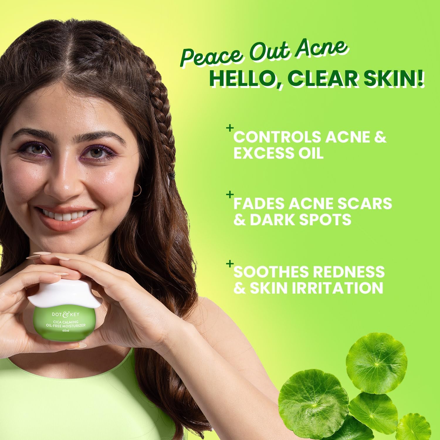 Dot & Key CICA + Niacinamide Oil-Free Moisturizer, 60ml