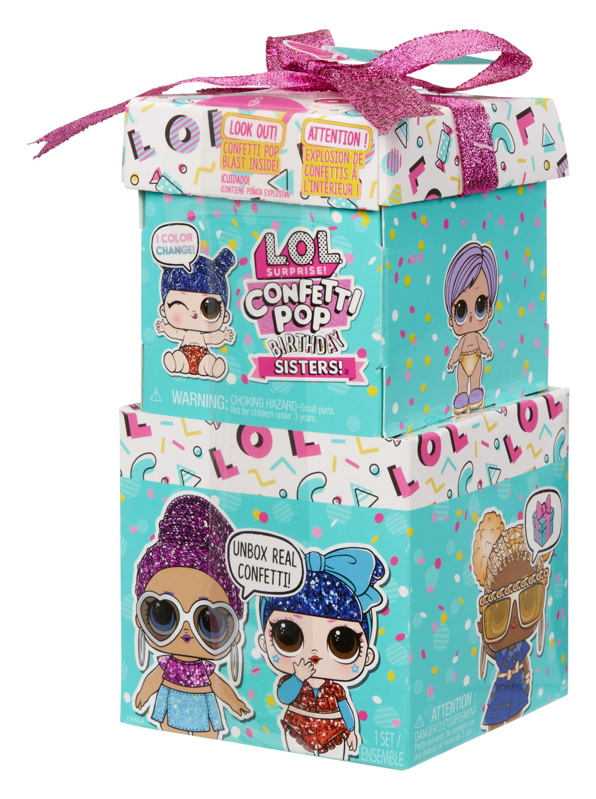 LOL Surprise Confetti Pop Birthday Sisters