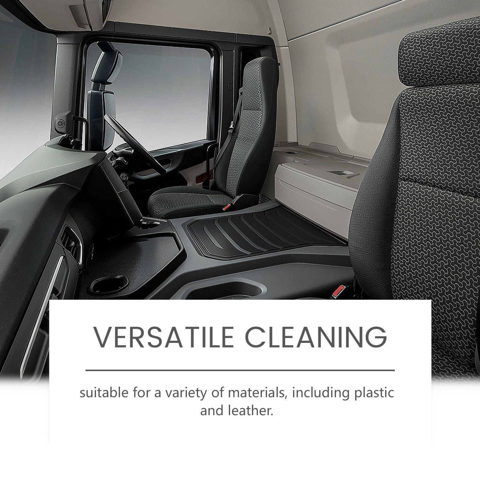 100ml Car Interior Cleaning & Polishing Kit, Gentle Cleaner for Leather, Plastic & Vinyl Surfaces