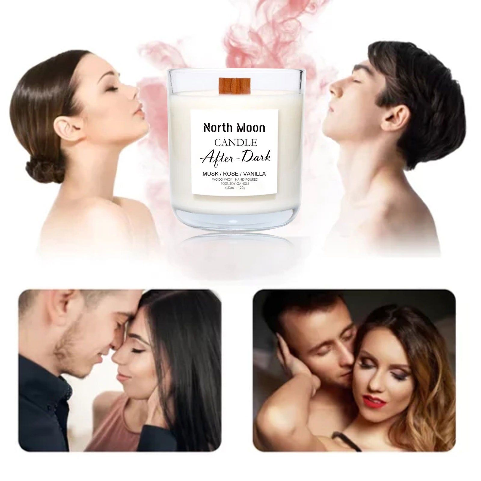 Candle Aromatherapy, Natural Lasting Fragrance, Romantic Home Decor ,120g