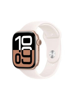 سلسلة 10 GPS، قطر 46 مم، سوار رياضي من الألومنيوم، مقاس M/L