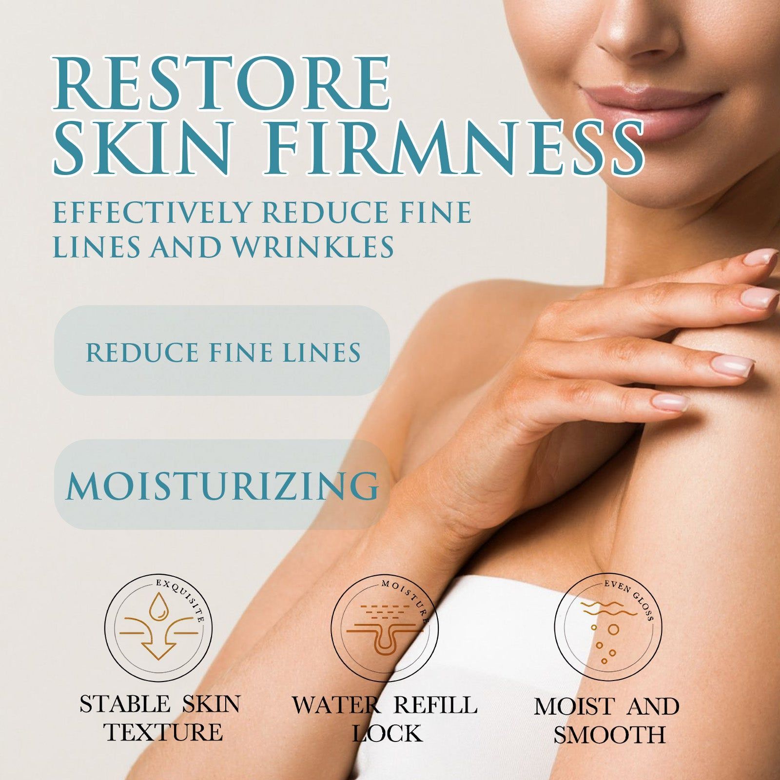Deep Moisturizing Skin Care Cream with Bee Venom, Hyaluronic Acid, and Coffee Extract ,60g