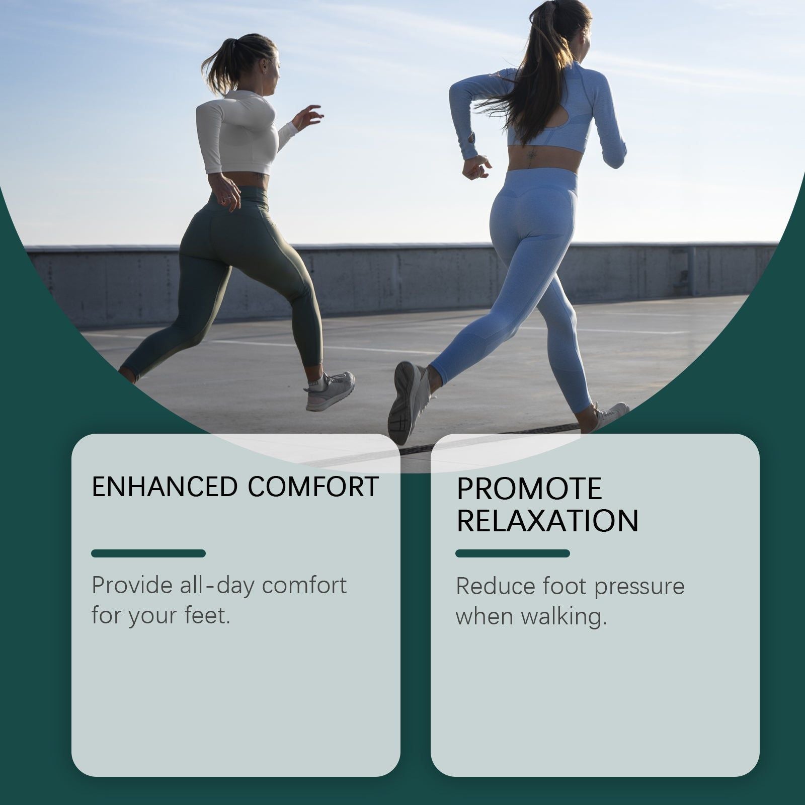 Body Care Soothing Insoles, Breathable Comfort for Running, Relief, Foot Pain ,1Pair