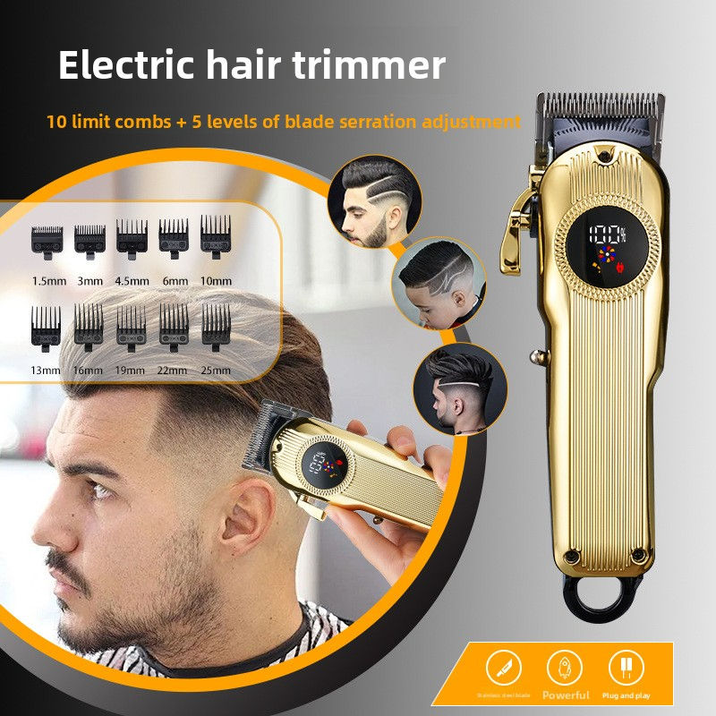 C220 Professional Hair Clipper with 10 Guide Combs