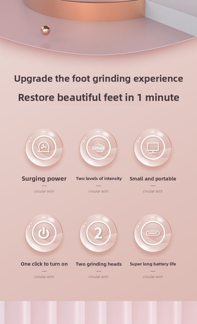 USB Rechargeable Foot Callus Remover