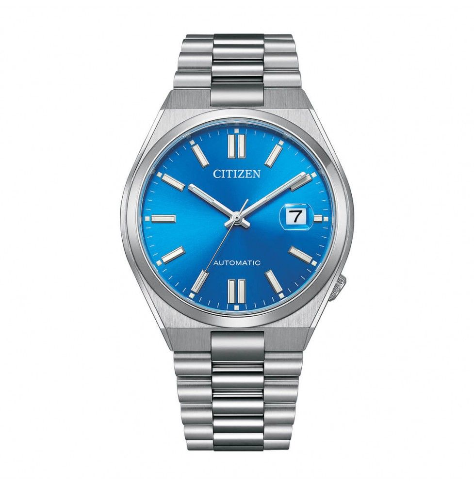 Citizen Stainless Steel Tsuyosa Collection Watch, Glowing Blue, NJ0158-89L