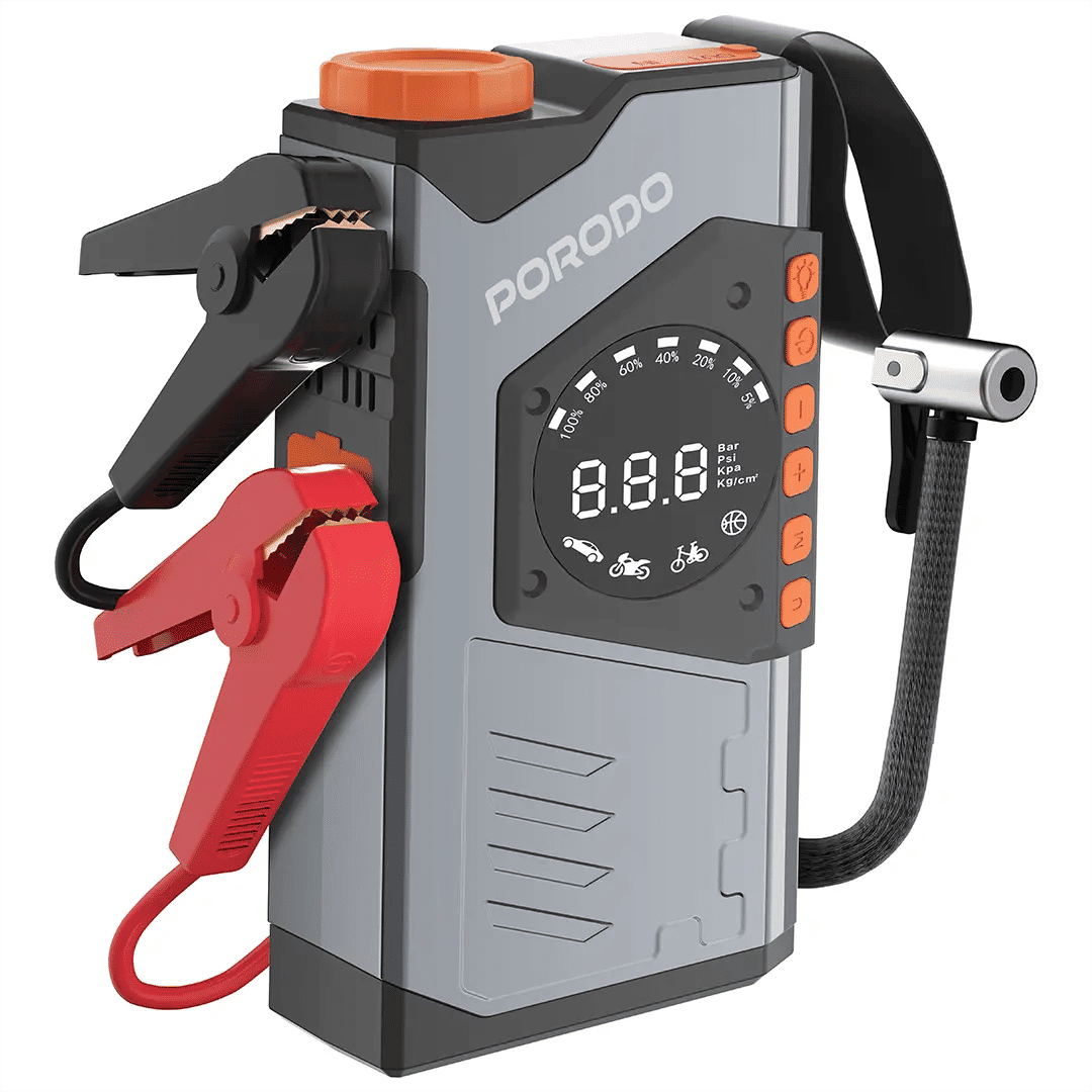 Porodo VoltBoost 10000mAh Compact Utility Tool, Gray