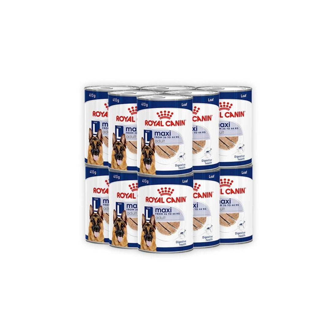 Royal Canin Maxi Adult Loaf Wet Dog Food, 410gm, Pack of 12