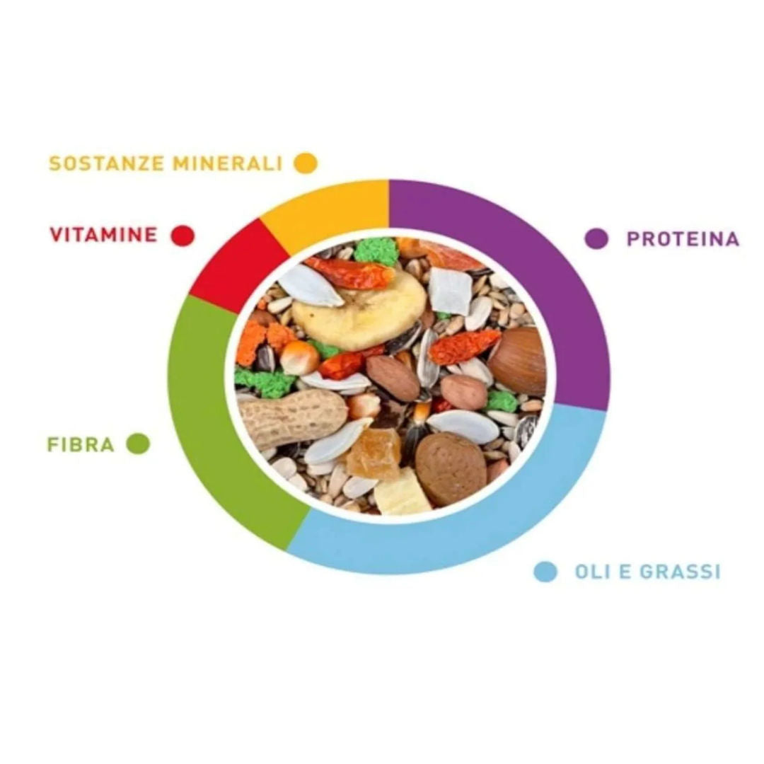 Padovan GrandMix Pappagalli Parrot Diet Natural Blend, 600g