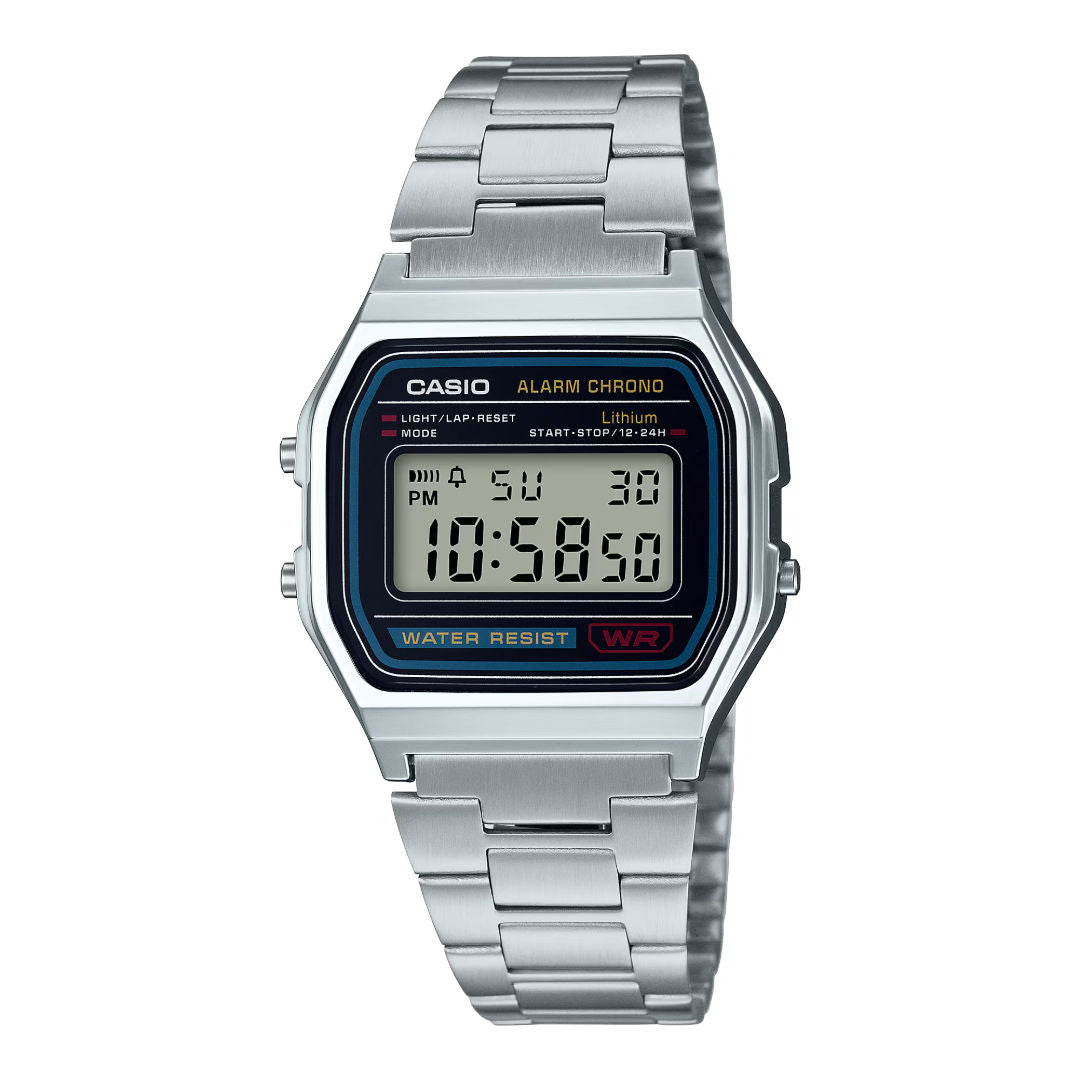 Casio Unisex Digital Grey Dial Watch, A158WA-1D