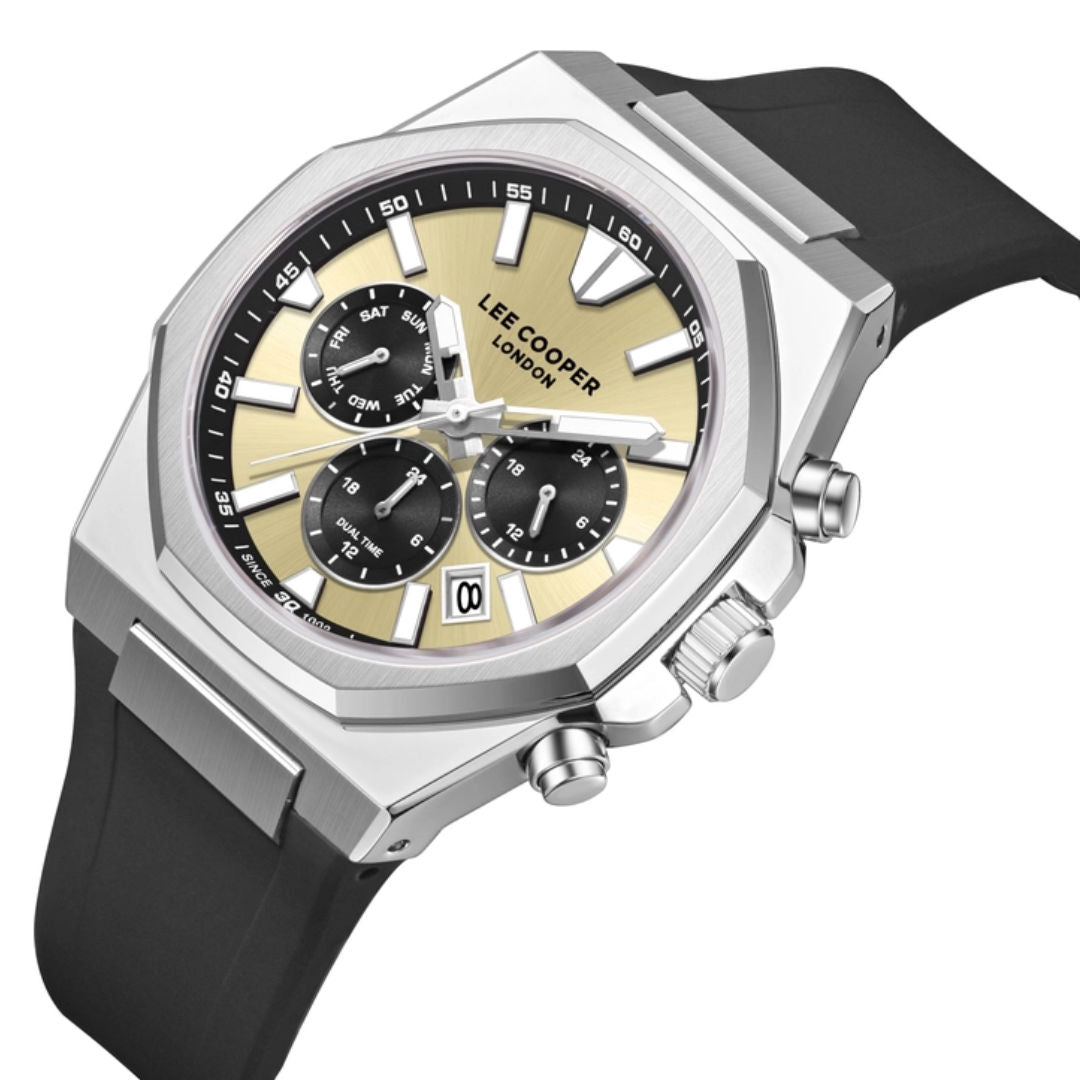 Lee Cooper Men's Multifunction Super Metal Case Watch, LC08313 Series