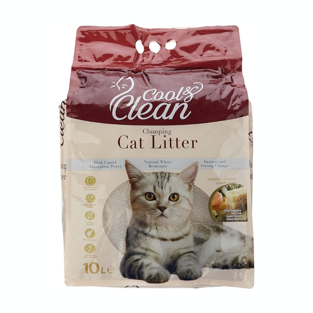 Patimax Cool & Clean Clumping Cat Litter 10L Flavor