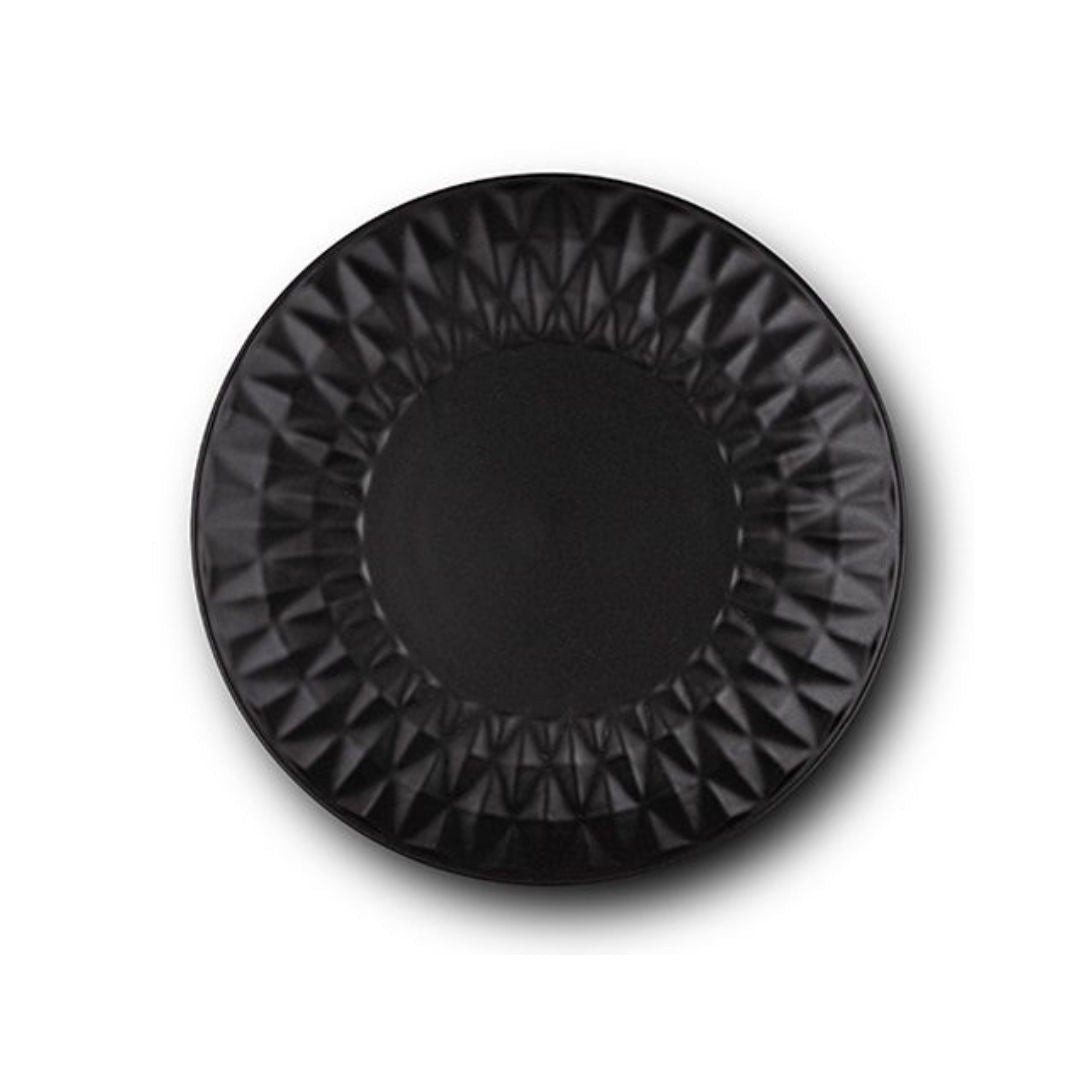 NAVA Stoneware Fruit Plate Soho Classic, Black, 20cm