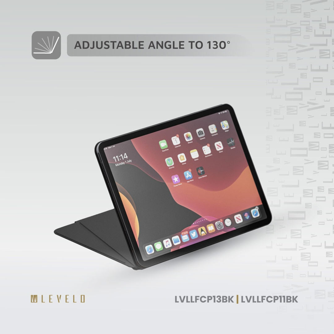 Levelo Luxora Folio Case for Apple iPad Series, Leather Finish