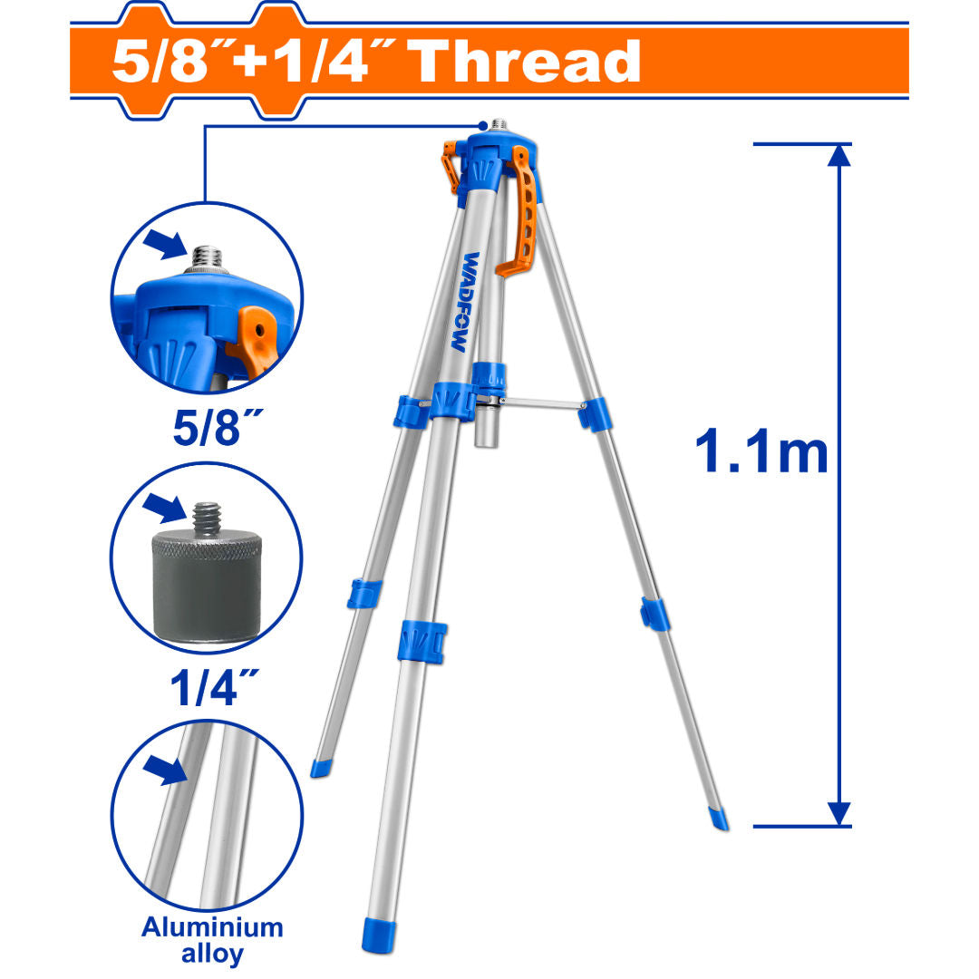 حاملات ثلاثية القوائم WADFOW لمستويات الليزر 1.10 م