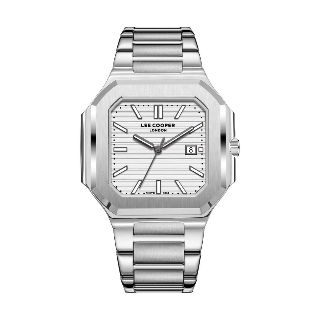 Lee Cooper Men's Analog Silver Dial Watch, LC08269.330