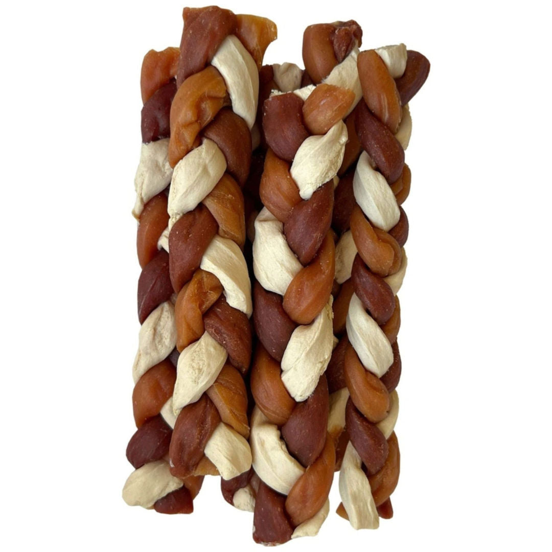 Dog Fest Flavor Braids With Chicken, Duck And Fish, 90gm