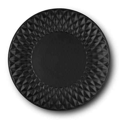 NAVA Stoneware Dinner Plate Soho Classic Black, 27cm