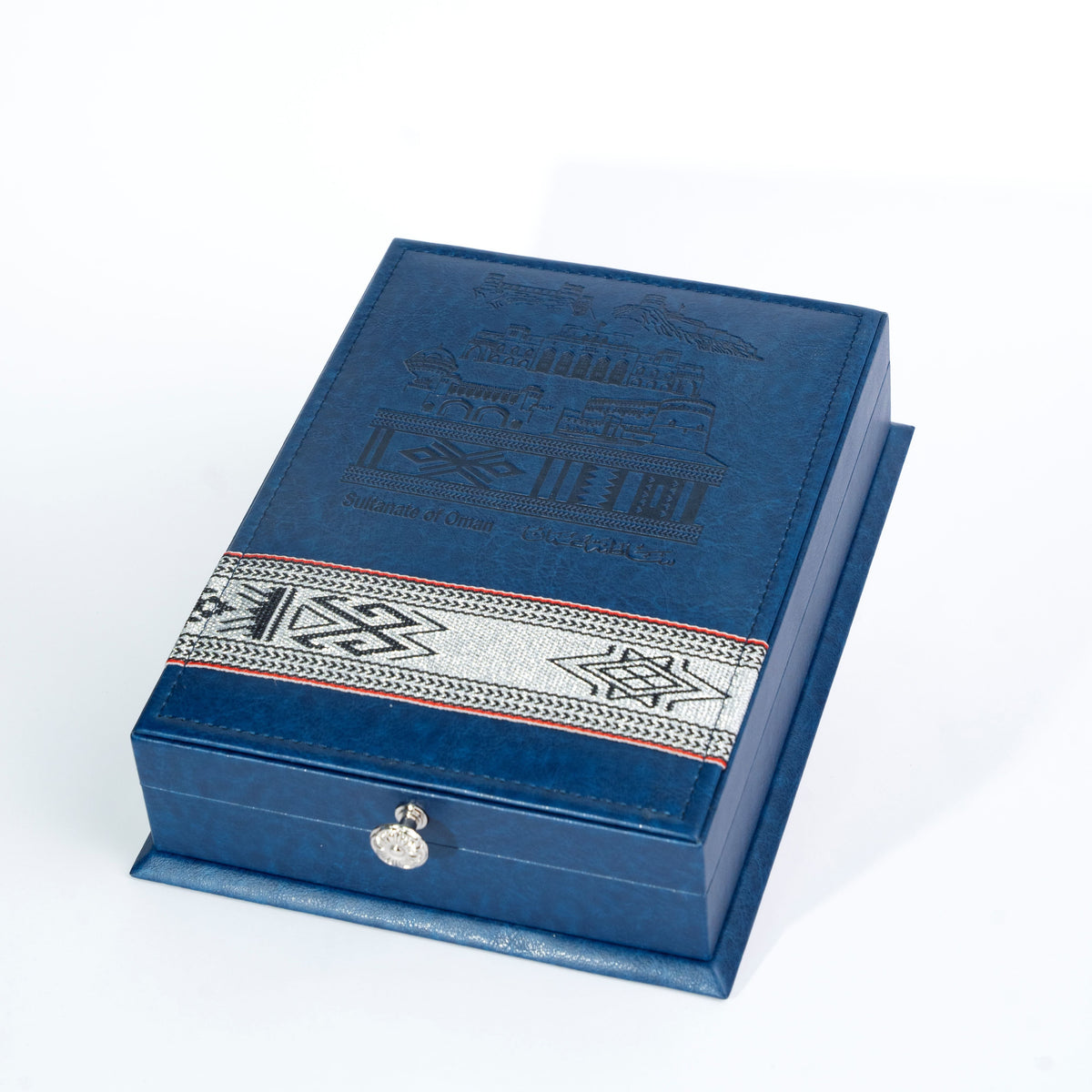 Men’s Tie & Cufflinks Gift Set in Presentation Box, Navy Blue