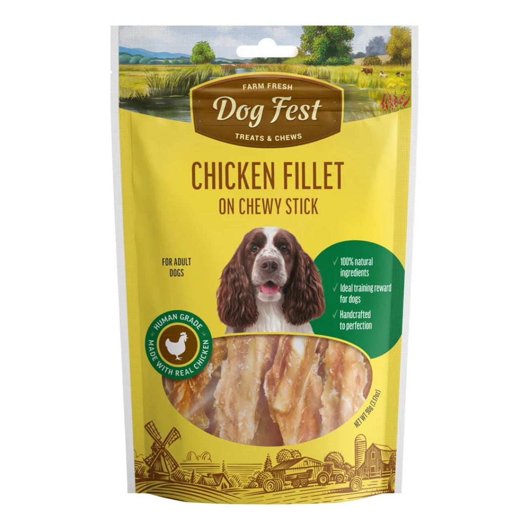 Dog Fest On Chewy Stick For Adult Dogs, 90gm