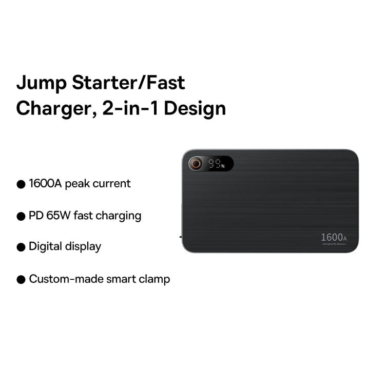 Baseus Super Energy Pro Car Jump Starter, Black