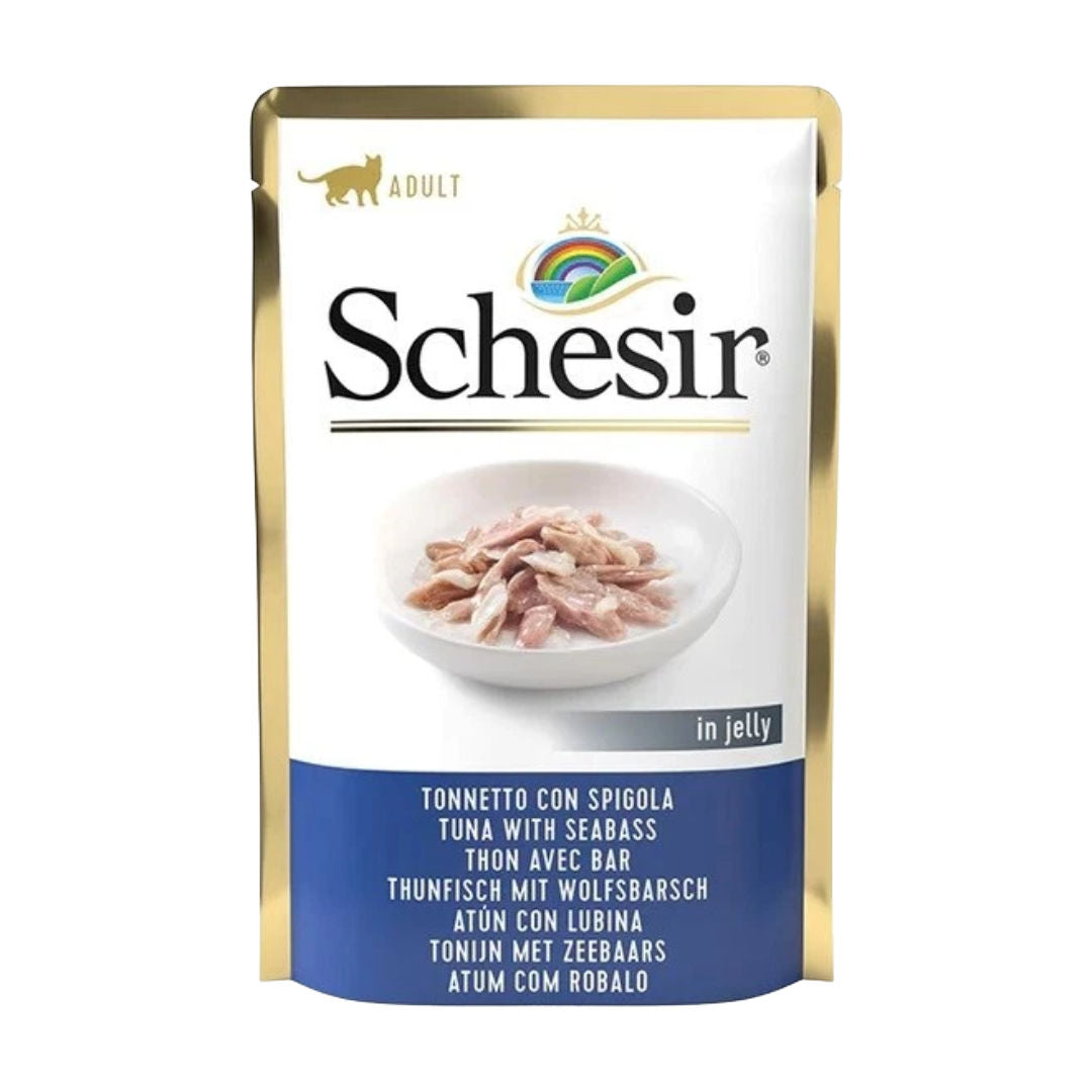 Schesir In Jelly Adult Cat Food Pouch, 85gm