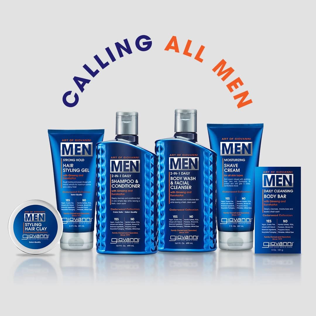 جل تصفيف الشعر «جيوفاني مين سترونغ هولد» 201 مل