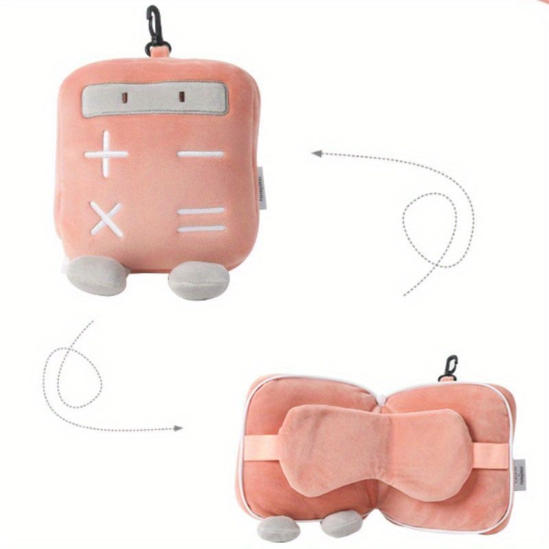 2 In 1 Travel Pillow Eye Mask Versatile Car Sleep Mask For Kids Adults