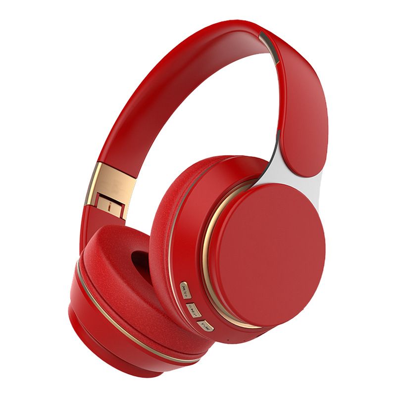 Bluetooth Headphones Stereo Subwoofer Folding Sports Earphone With Microphone