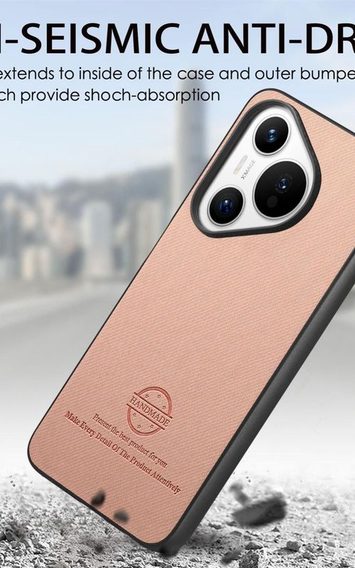 Twill Fabric Leather Phone Case For Huawei Pura 70 Pro