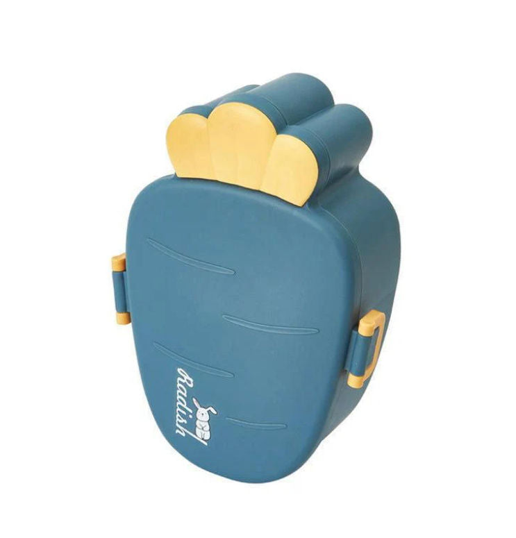 Twisoo Plastic Lunch Box With Spoon, Mix Colors, LBP-004