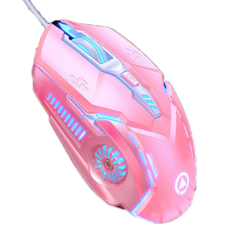 Optical Gaming Colorful Mouse Wired With 6 Buttons 7 Colors DPI 1200 to 3200