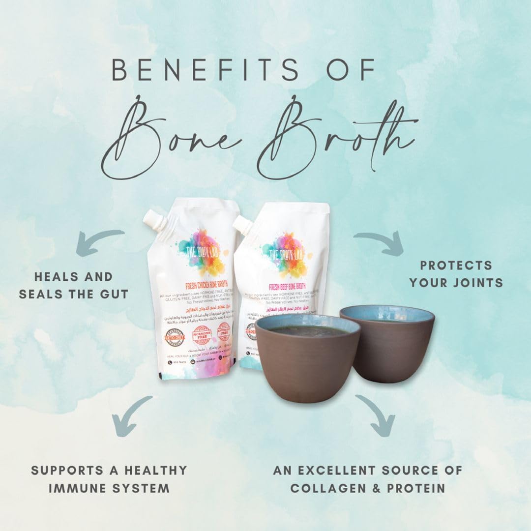 Fresh Vegan Broth - 500ml Pouch pack of 3