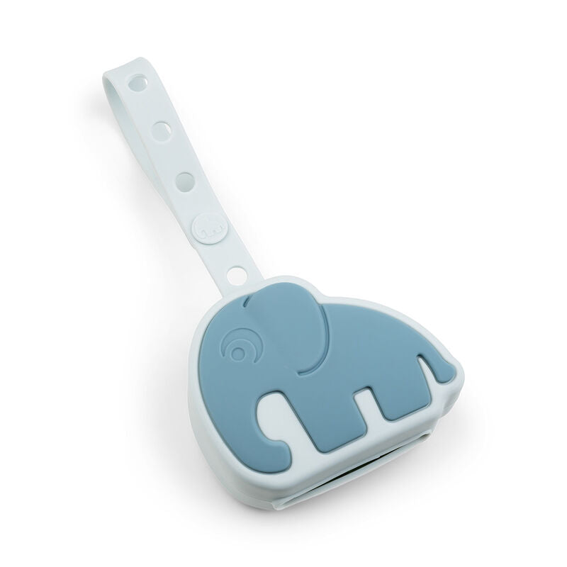 Done by Deer Silicone pacifier pouch - Elphee - Blue